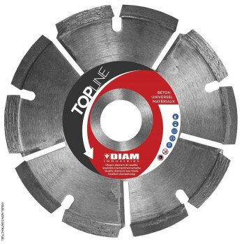 Disque Diamant DJA125-12 Ø125 -Segments alternés - Alésage 22,23