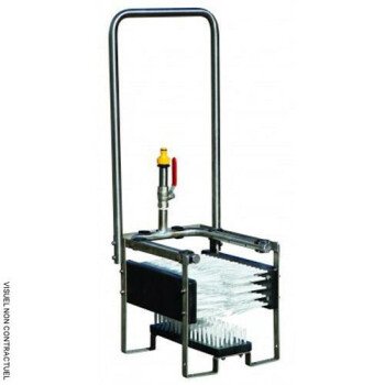 Nettoyeur de bottes acier-inox