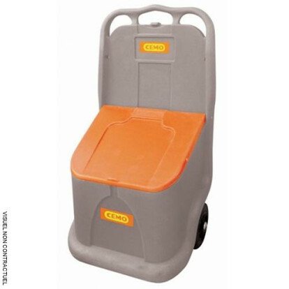 Coffre mobile à sel et sable 75 litres