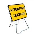 Panneau de chantier KC1 800X600 Attention travaux