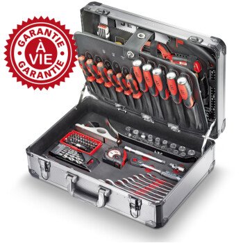 Coffret outils en alu  118 PIECES