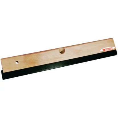 Raclette en bois double caoutchouc 60 cm