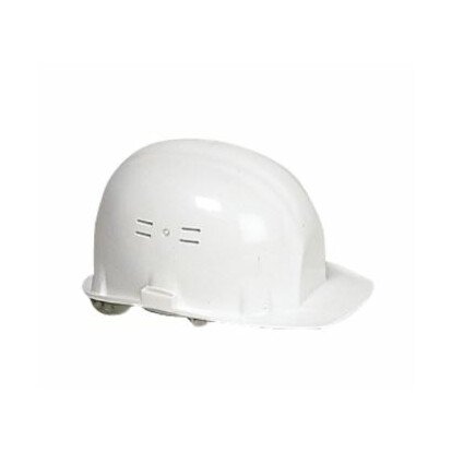 Casque de chantier blanc