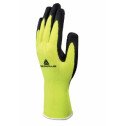 Gants manutention générale PES latex jaune/noir