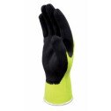 Gants manutention générale PES latex jaune/noir