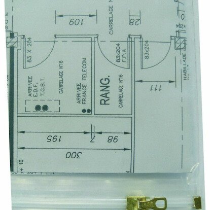 Housse de plan A0 90 x 125 cm