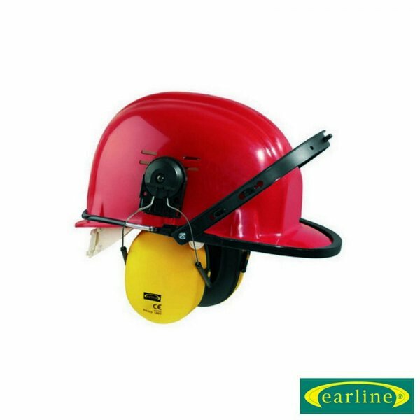 Coques anti-bruit 60750 avec adaptateur casque de chantier