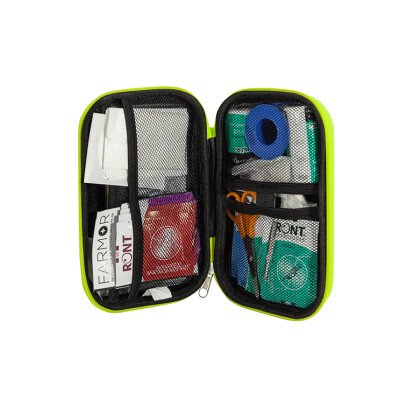 Trousse de secours jaune fluo 2/4 personnes