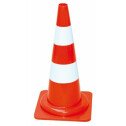 Cône plastique fluo 50CM PVC