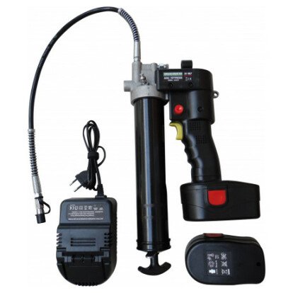 Pompe à graisse électrique sans fil 24 V + 2 batteries lithium