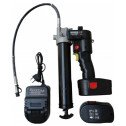 Pompe à graisse électrique sans fil 24 V + 2 batteries lithium