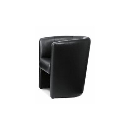 Chauffeuse 1 place en simili cuir noir