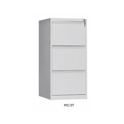 Meuble classeur gris 3 tiroirs