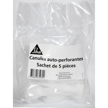 5 canules auto-perforantes