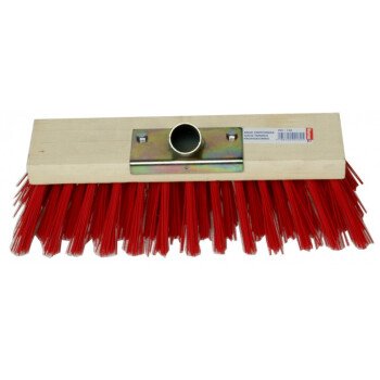 Balai cantonnier 32cm PVC rouge