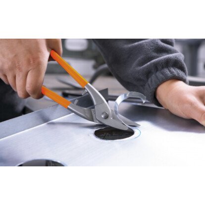 Cisaille forgée coupe trou L.250 mm - Droite