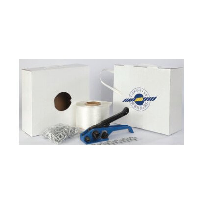 Kit feuillard textile N°1 + tendeur + boucles