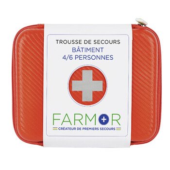 Trousse de premiers secours spéciale bâtiment 4 à 6 personnes