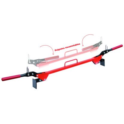 Pose-bordures repliable avec manilles longues 1M