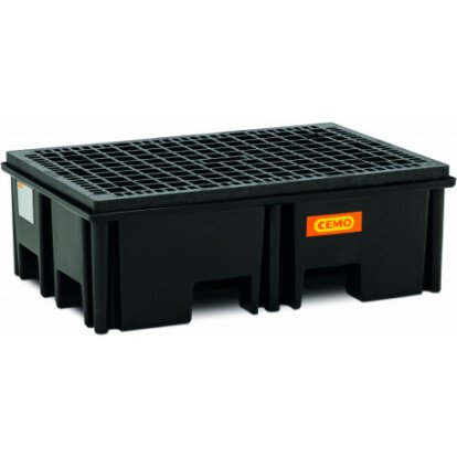 Bac PALETTE-PE 220/2, 120 x 80 avec caillebotis PE