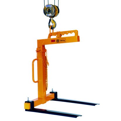 Lève-palette équilibrage manuel, écartement et hauteur réglable 1053