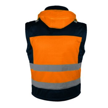 Veste Softshell 2 en 1 Hivi orange fluo