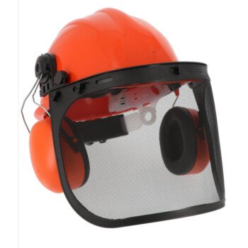 Kit Casque forestier HG9020 avec Casque antibruit HG1670 Porte visière et Visière