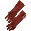 Gants PVC 35cm Rouge