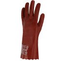 Gants PVC 35cm Rouge