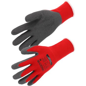 Gants latex support polyamide dos aéré