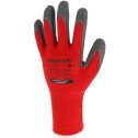 Gants latex support polyamide dos aéré