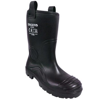 Botte PVC noire fourrée S5 SRC