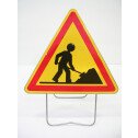Panneau de chantier AK5 SUR PIED