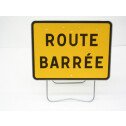 Panneau de chantier KC1 800X600 Route barrée