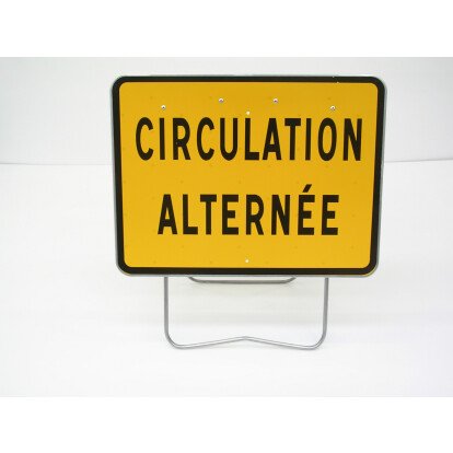 Panneau de chantier KC1 Circulation alternee 800X600