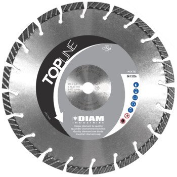 Disque diamant segmenté béton, asphalte - MX100 Diam Industries