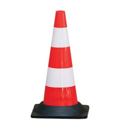 Cônes de signalisation plastiques 50cm