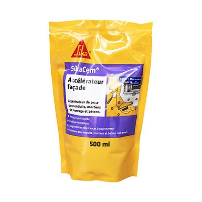 SikaCem Accélérateur Façade : Doses de 500 ml
