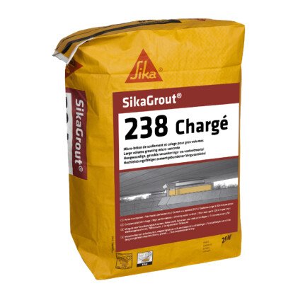 Mortier hydraulique SikaGrout-238 Chargé gris 25KG