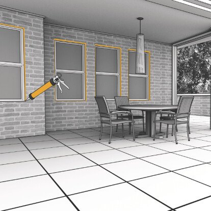 SikaHyflex-220 Windows