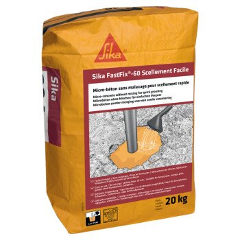 Mortier rapide Sika FastFix-60 Scellement Facile