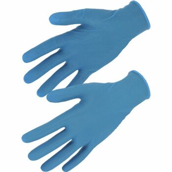 Boite de 100 gants nitrile bleu