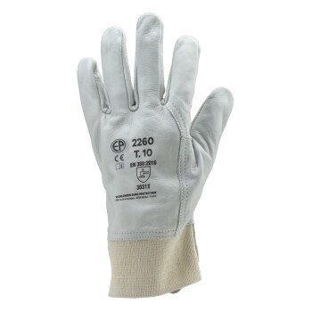 Gants maîtrise Eurostrong fleur vachette