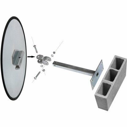 Miroir rond multi-usage