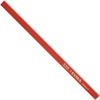 Crayon de charpentier 30 cm eco rouge