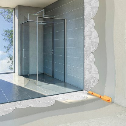 KIT SIKALASTIC-260 Stop Aqua pour douche à l'italienne