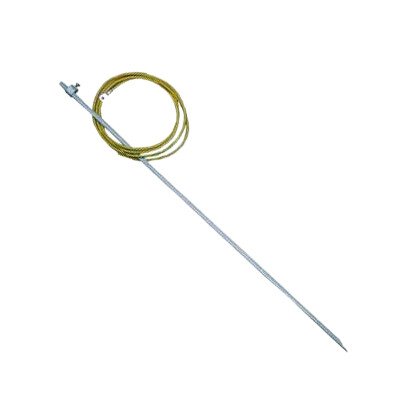 Piquet de terre pour groupes électrogènes 1M + câble 2,5M 16 mm²