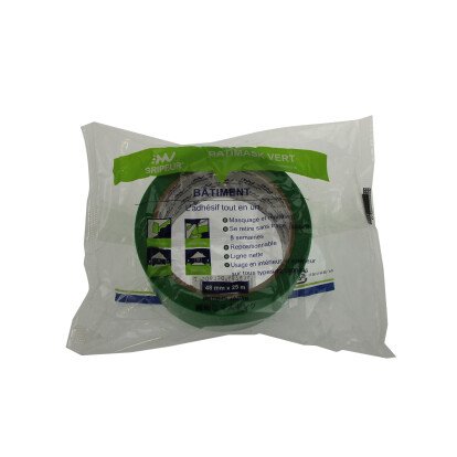 Ruban adhésif BATIMASK vert 48x25M