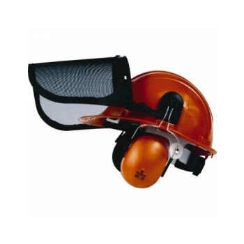 Kit Casque forestier HG9020 avec Casque antibruit HG1670 Porte visière et Visière