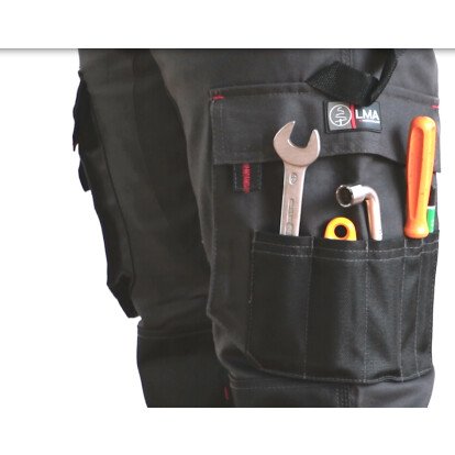 Pantalon bicolore multi-poches LMA ARGILE